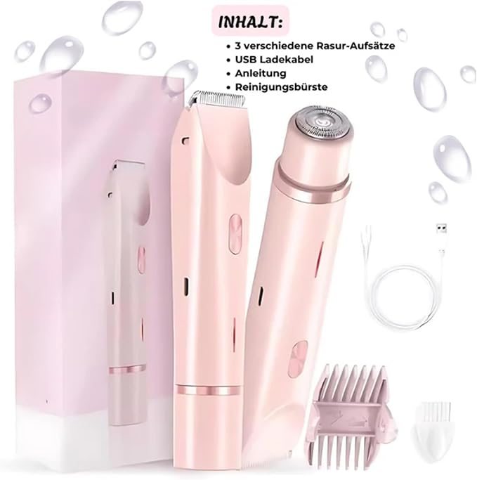 2-in-1  Silky Splash Vamaro Shaver