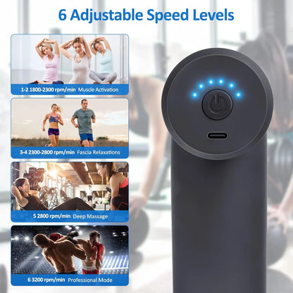 Muscle Massage Gun with 4 Heads FH-820