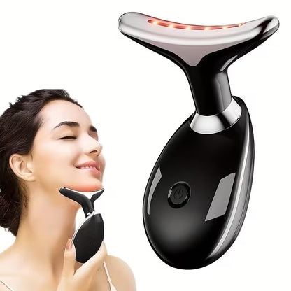 7 Color Neck Face Lifter Ems Neck Face Lifting Massager Skin Tighten Device Led Photon Therapy Anti Wrinkle Double Chin Remover
